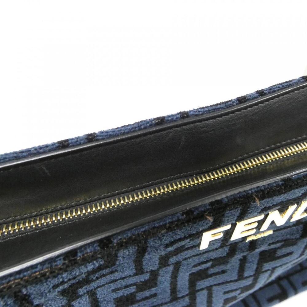 Fendi O'Lock Zip Shoulder Bag Zucca #245727F20B - Picture 6 of 9